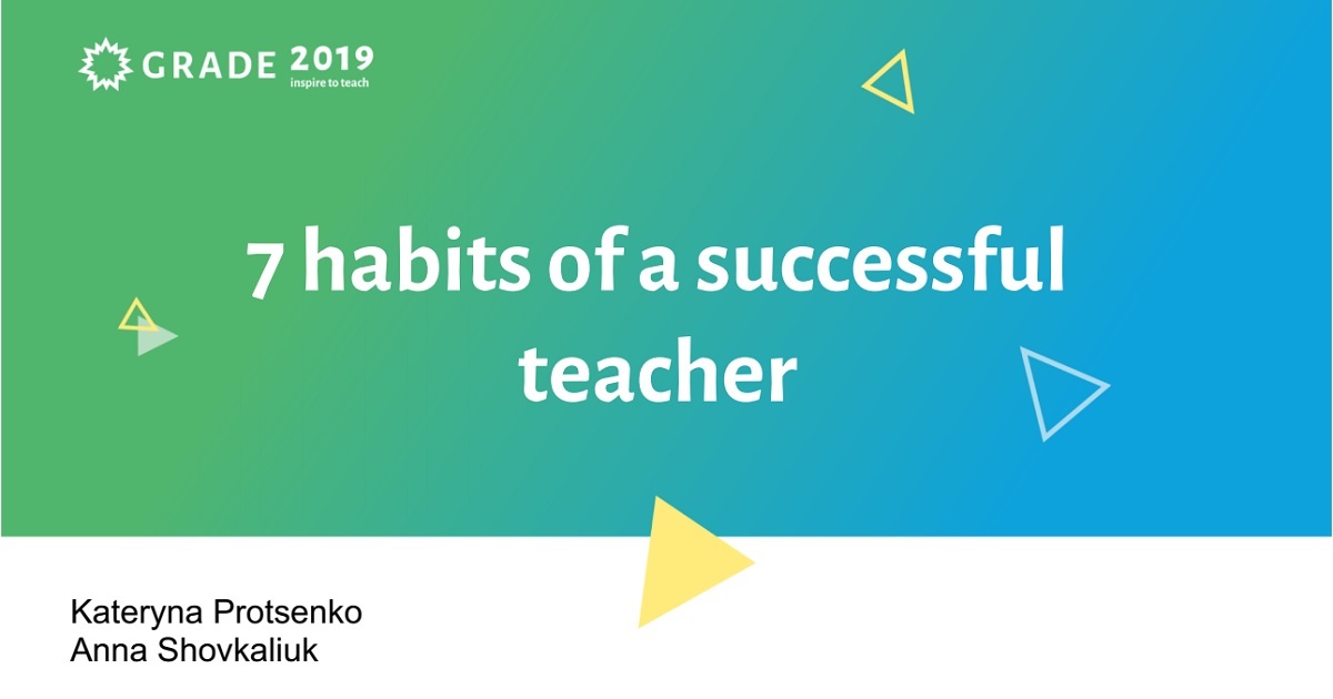 7 habits of a successful teacher
