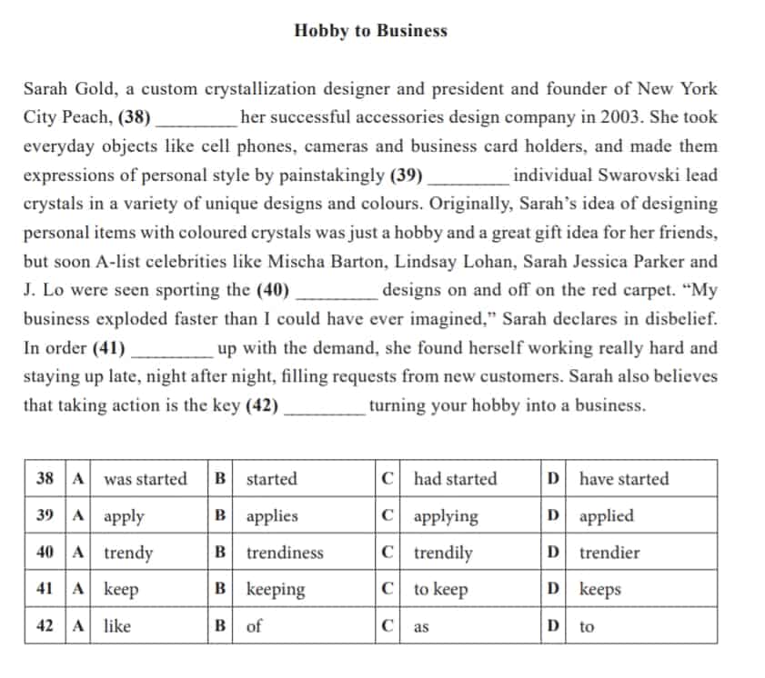 How to deal with Use of English tasks