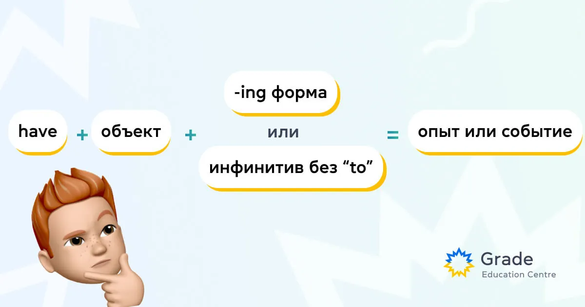 Употребление конструкции have something done в английском. Блог grade.ua