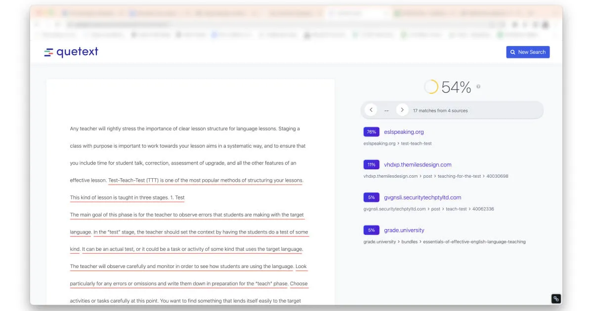 Quetext - перевірка на антиплагіат