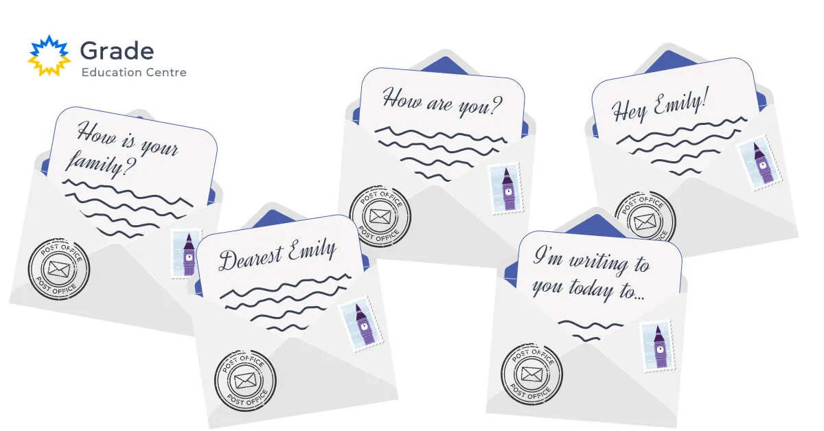 Грейд - С каких фраз начать письмо другу на английском языке?