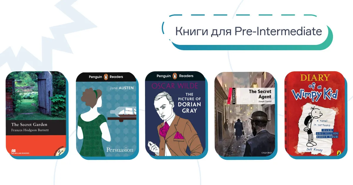 Книги на английском для уровня B1 Pre-Intermediate - Блог grade.ua