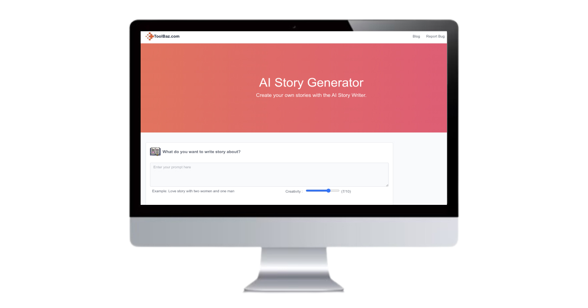 ToolBaz AI Story Generator